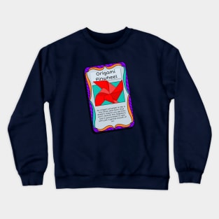 Origami Trading Cards - Pinwheel Crewneck Sweatshirt